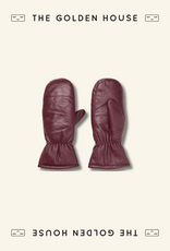 Becksöndergaard Wanten 'Leather Nylona'  - Burgundy - Beck Söndergaard