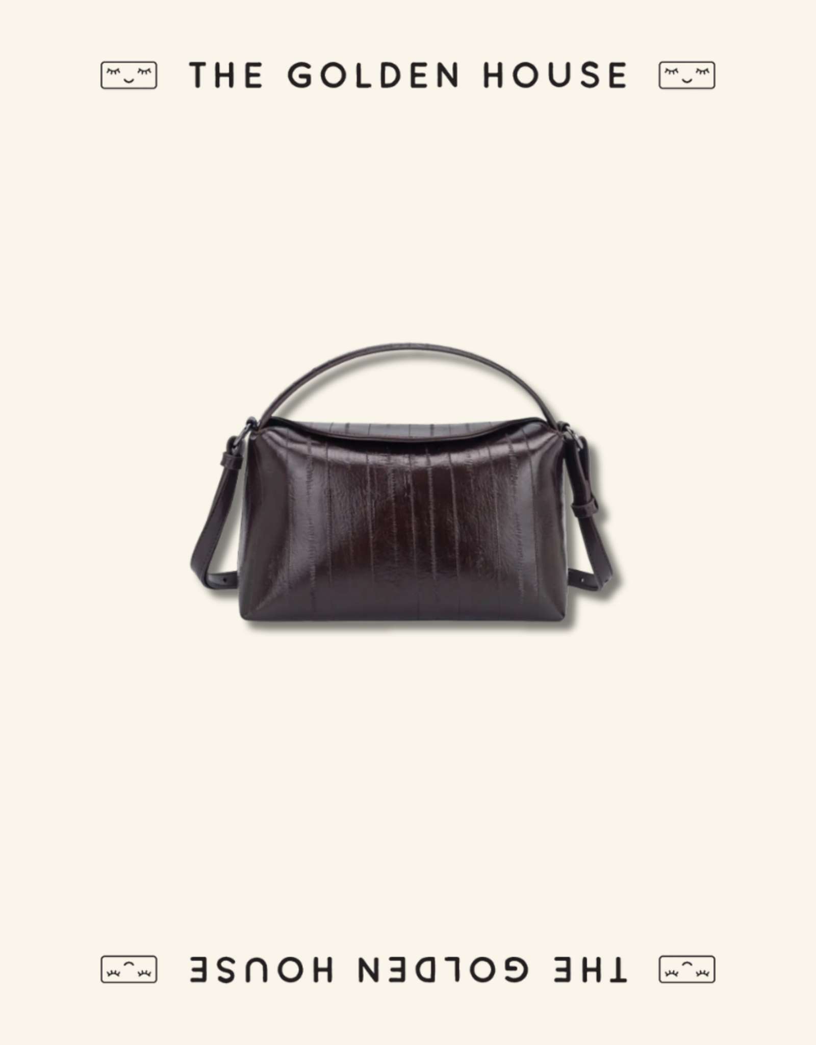 HVISK Handtas 'Note Stroke Structure' - Espresso - Hvisk