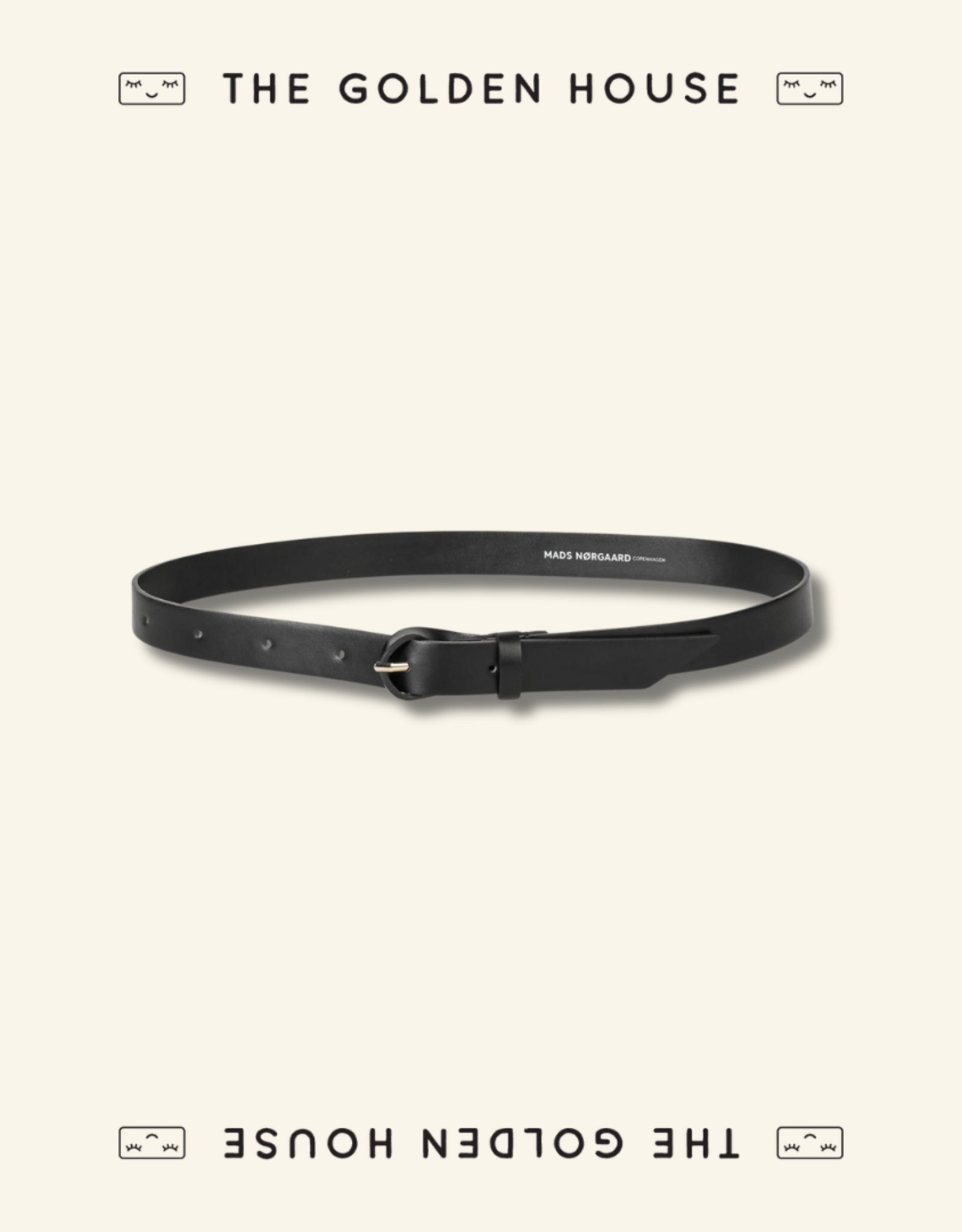 Mads Norgaard Riem 'Snoop' - Black - Mads Norgaard