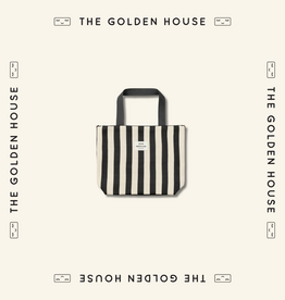 Mads Norgaard Tote Bag 'Knit Stripe' - Black - Mads Norgaard