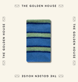 The Golden House - NH Sjaal Striped - Blue Green