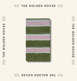 The Golden House - NH Sjaal Striped - Pink Green