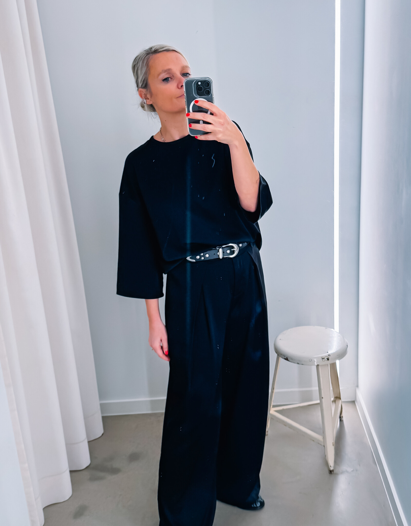 Moves Broek 'Lauro' - Black  - Moves