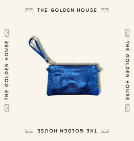 The Golden House Z Clutch 'Ciska' - Electrique Blue