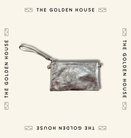 The Golden House Z Clutch 'Ciska' - Silver