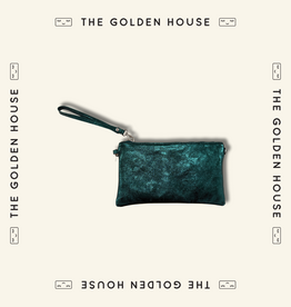 The Golden House Z Clutch 'Ciska' - Emerald