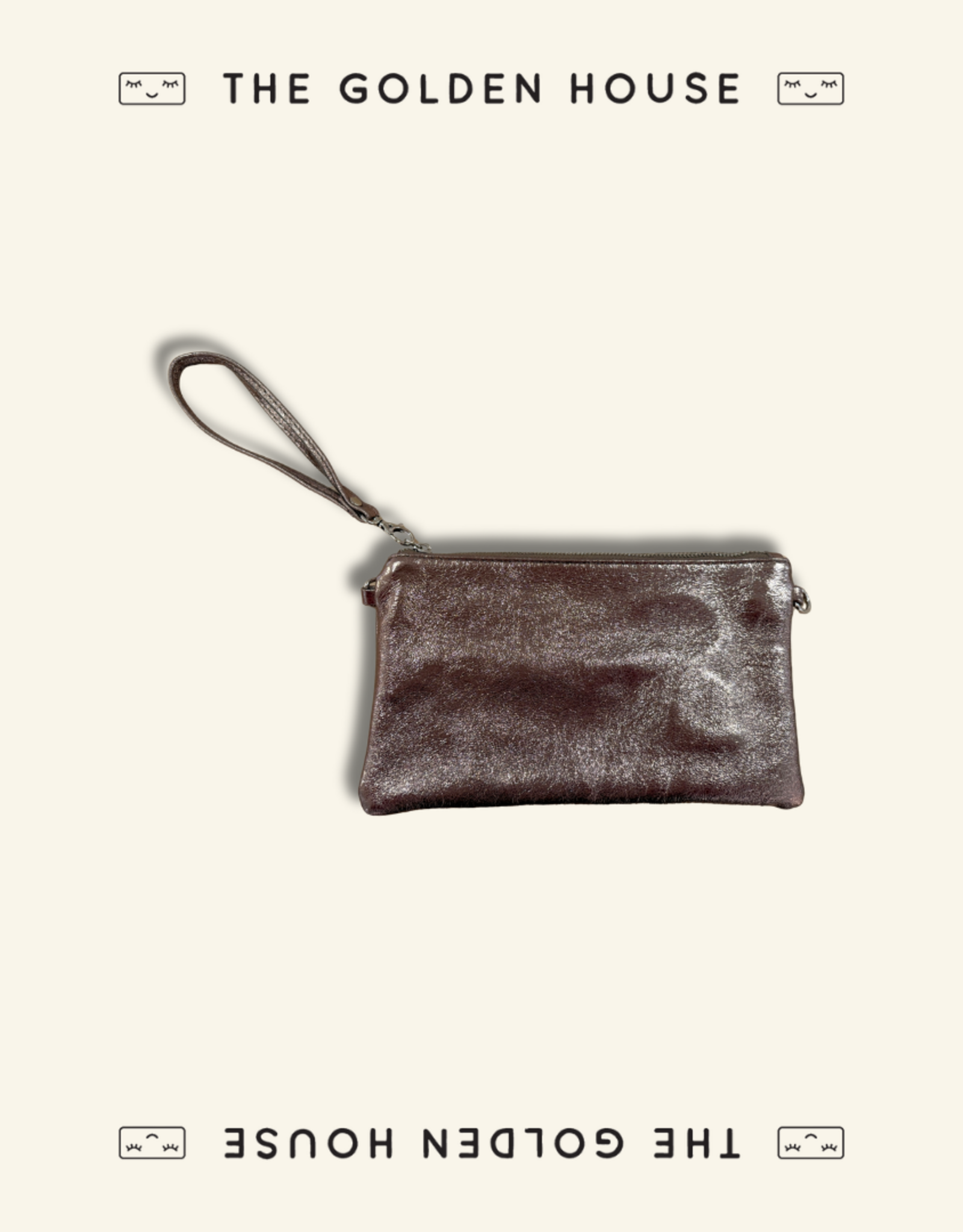The Golden House Z Clutch 'Ciska' - Bronze