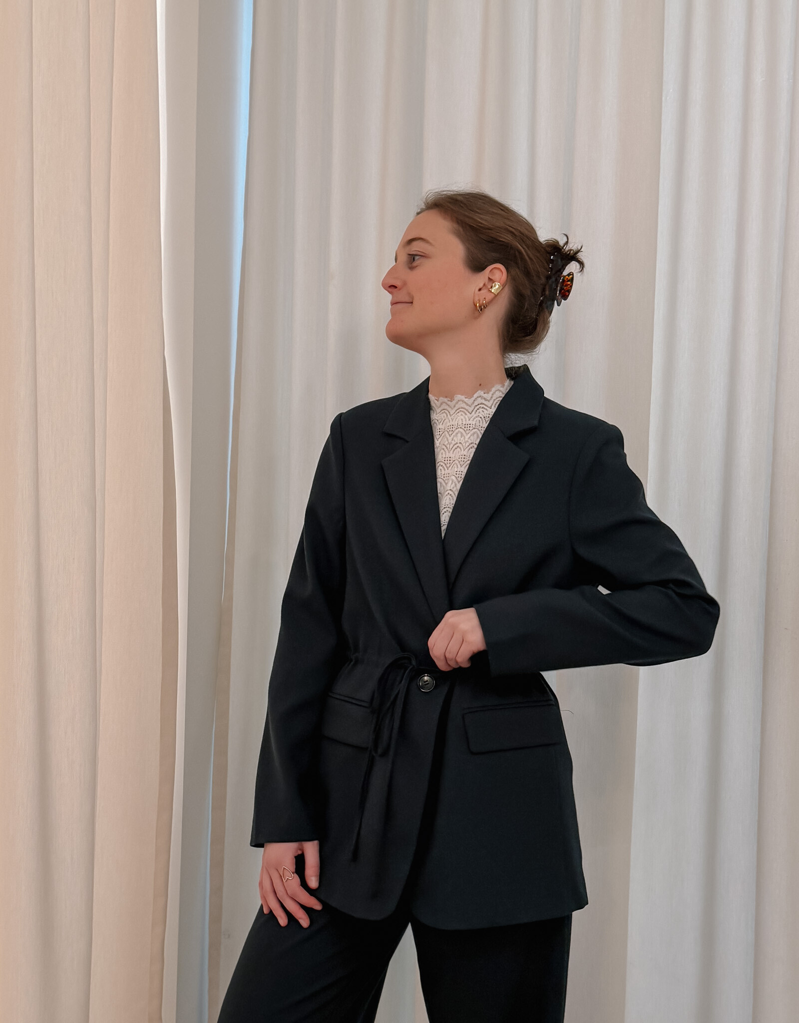 Blazer 'Jemmie' - Navy - Neo Noir