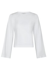 T-Shirt Lange Mouw Boxy 'Paska' - White - Neo Noir