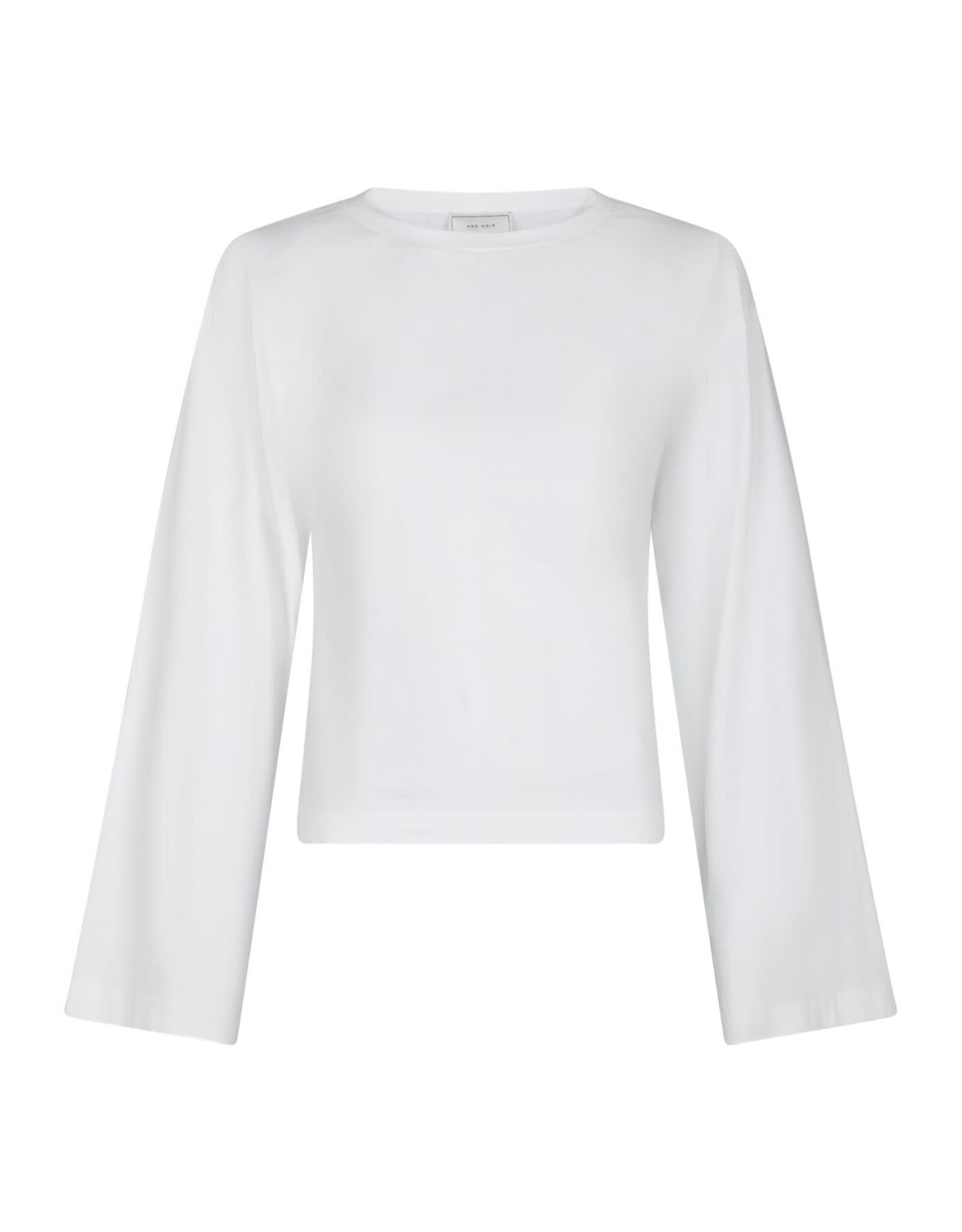 T-Shirt Lange Mouw Boxy 'Paska' - White - Neo Noir