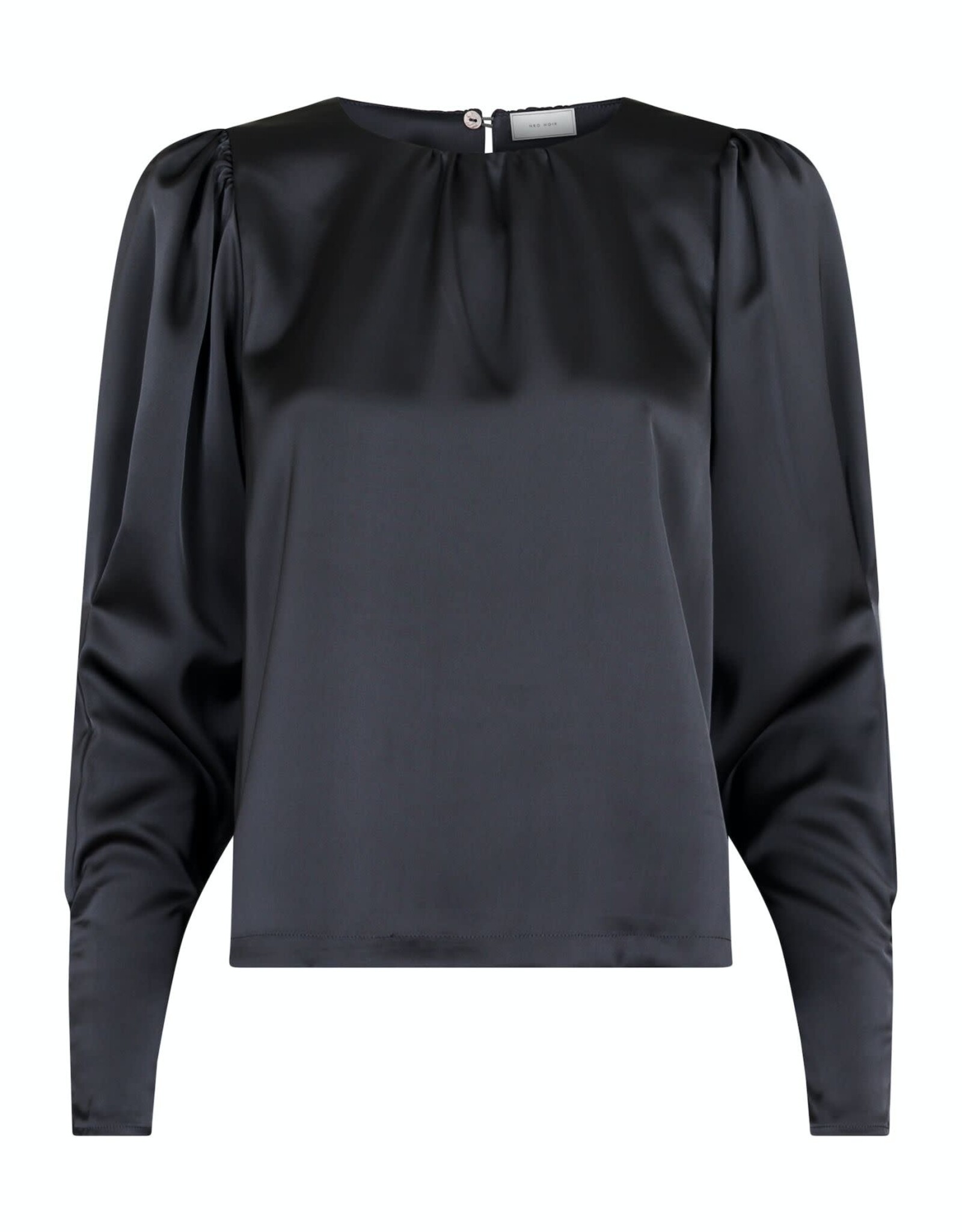 Blouse Heavy Sateen 'Camma' - Steel Grey - Neo Noir