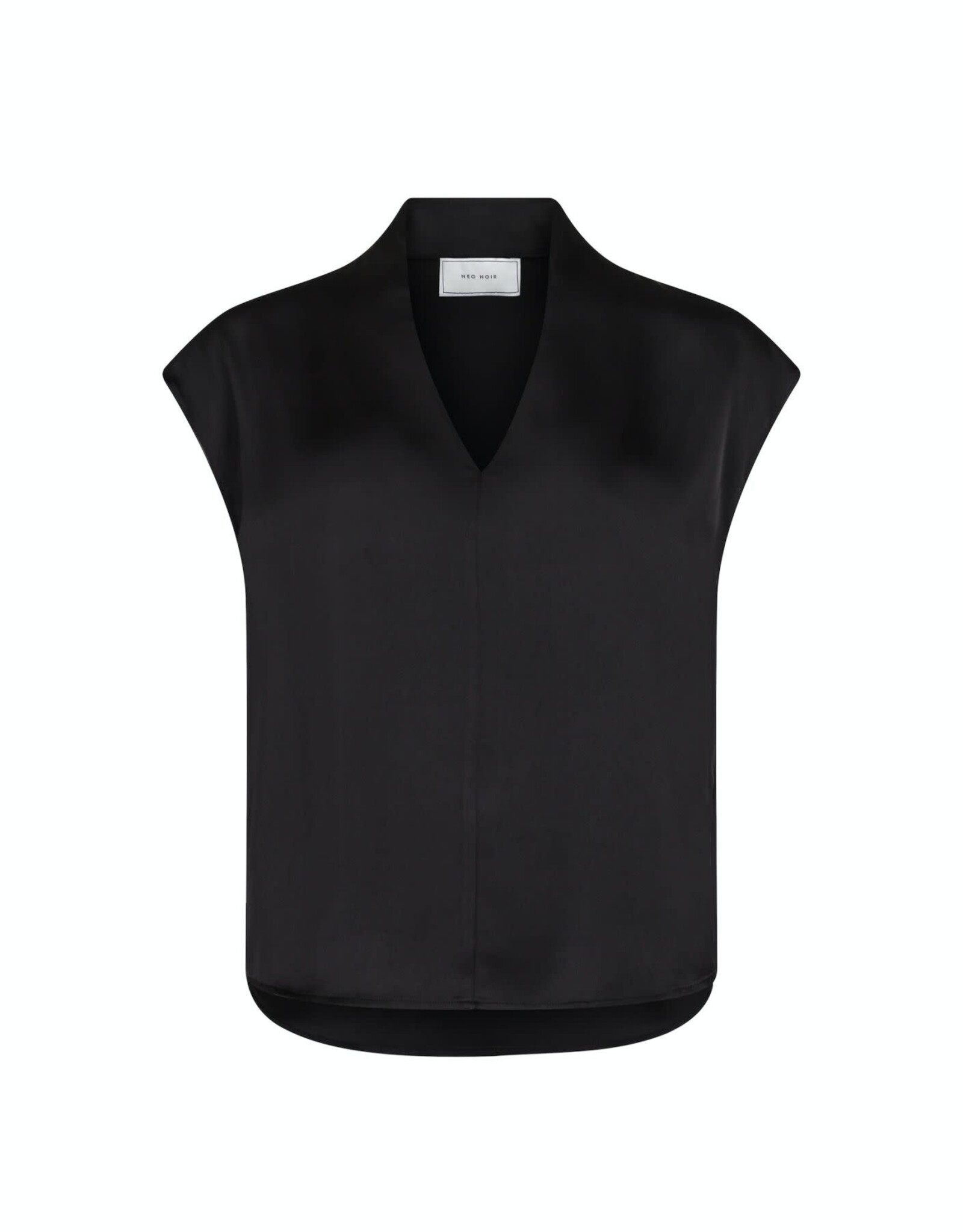 Blouse Satin 'Flana' - Black - Neo Noir