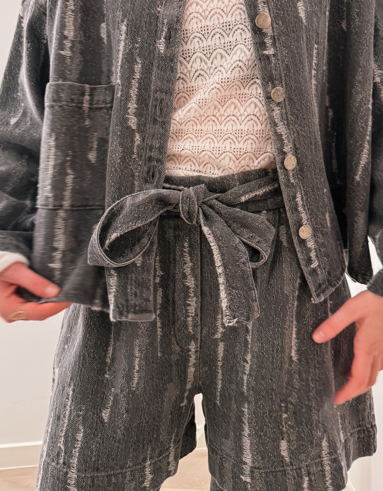 Monré Short 'Pippa' - Grey - Monré