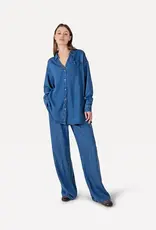 Another Label Jeans Pleated 'Moore' - Mid Blue Denim - Another-Label