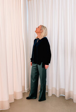 The Golden House Joh Sweater Velours 'Phillipa' - Notte