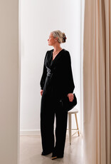 Jumpsuit Heavy Sateen 'Rimaldi' - Black - Neo Noir