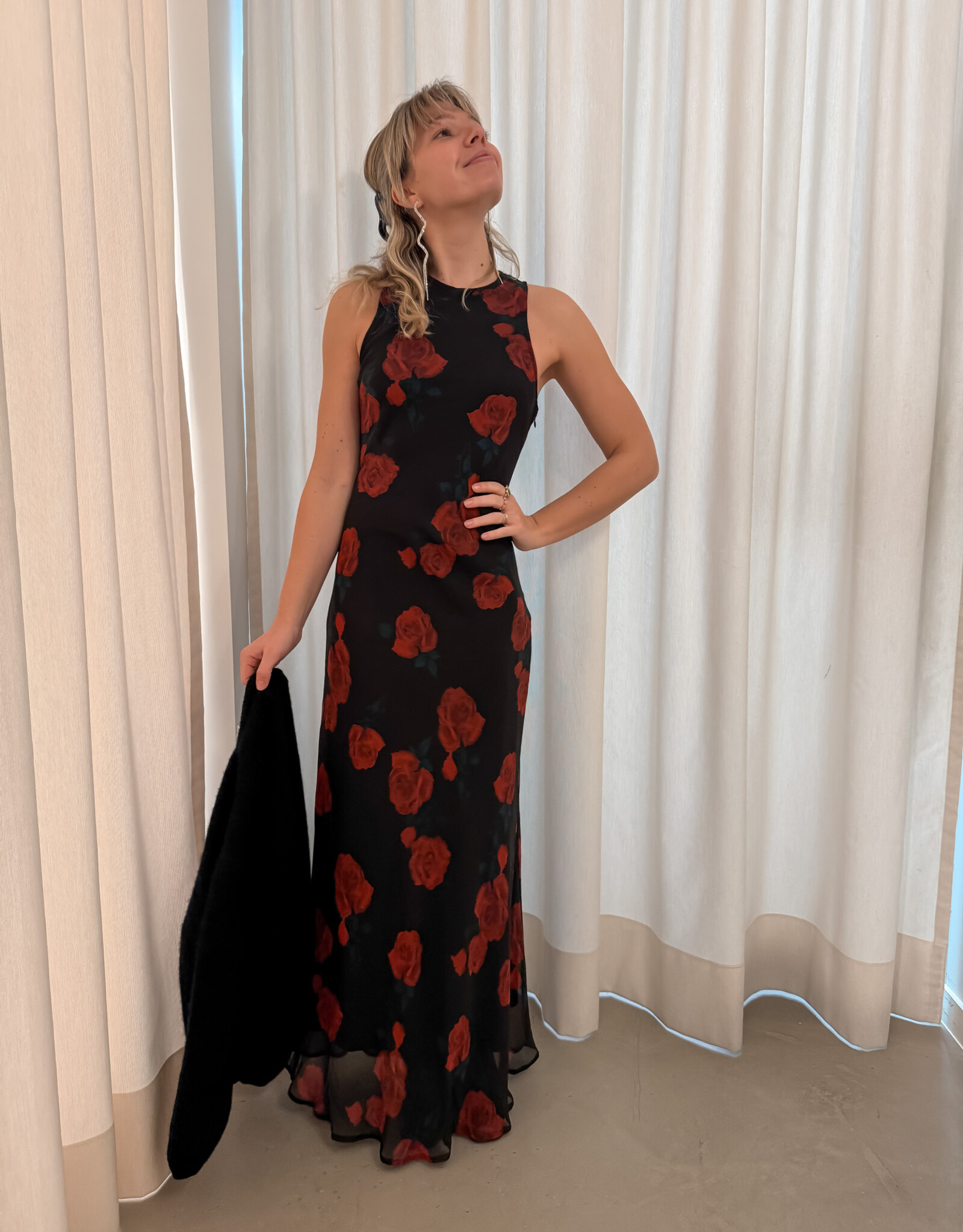 Jurk 'Celinie' - Black - Neo Noir