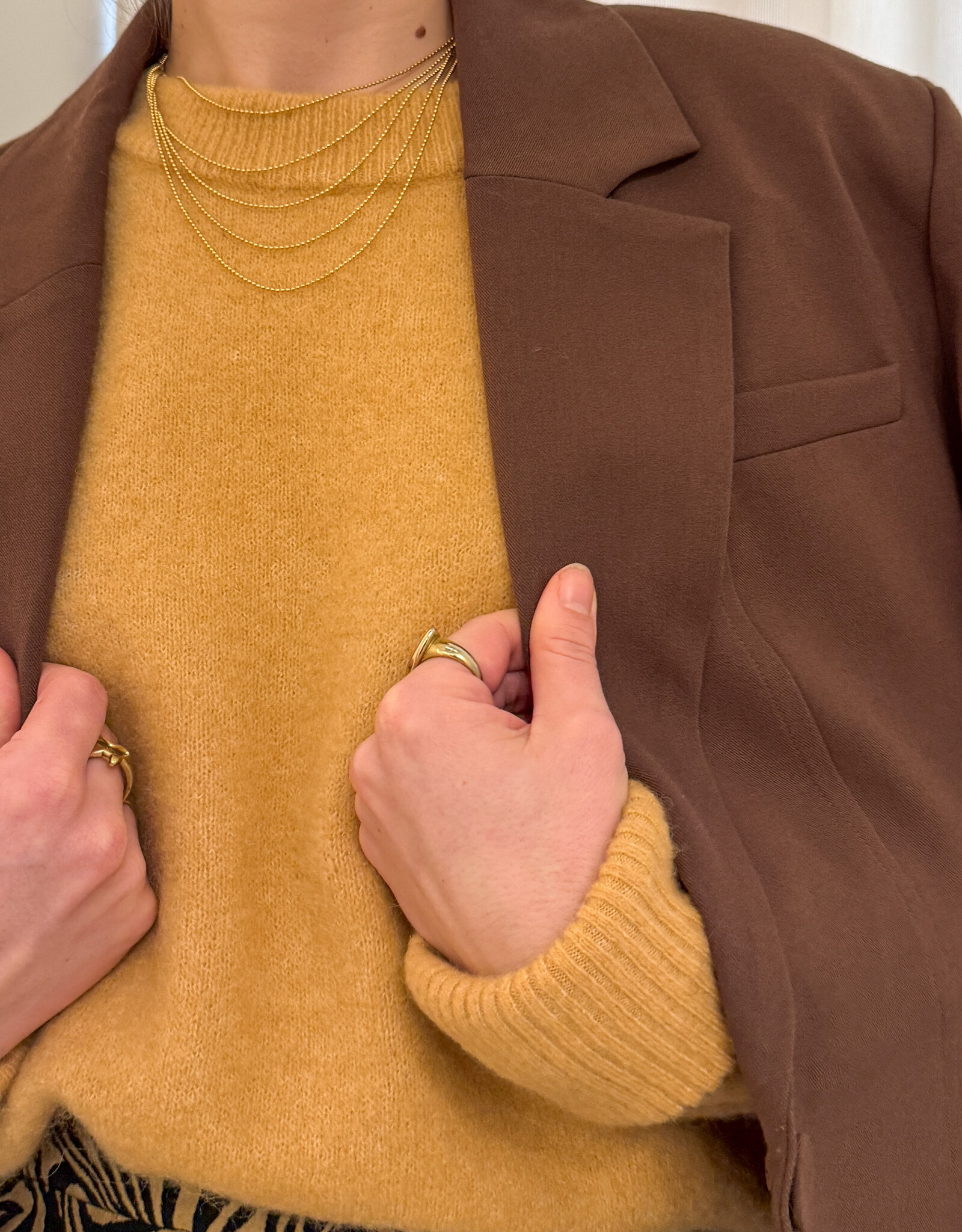 Studio Amaya Blazer 'Puck' - Brown - Studio Amaya