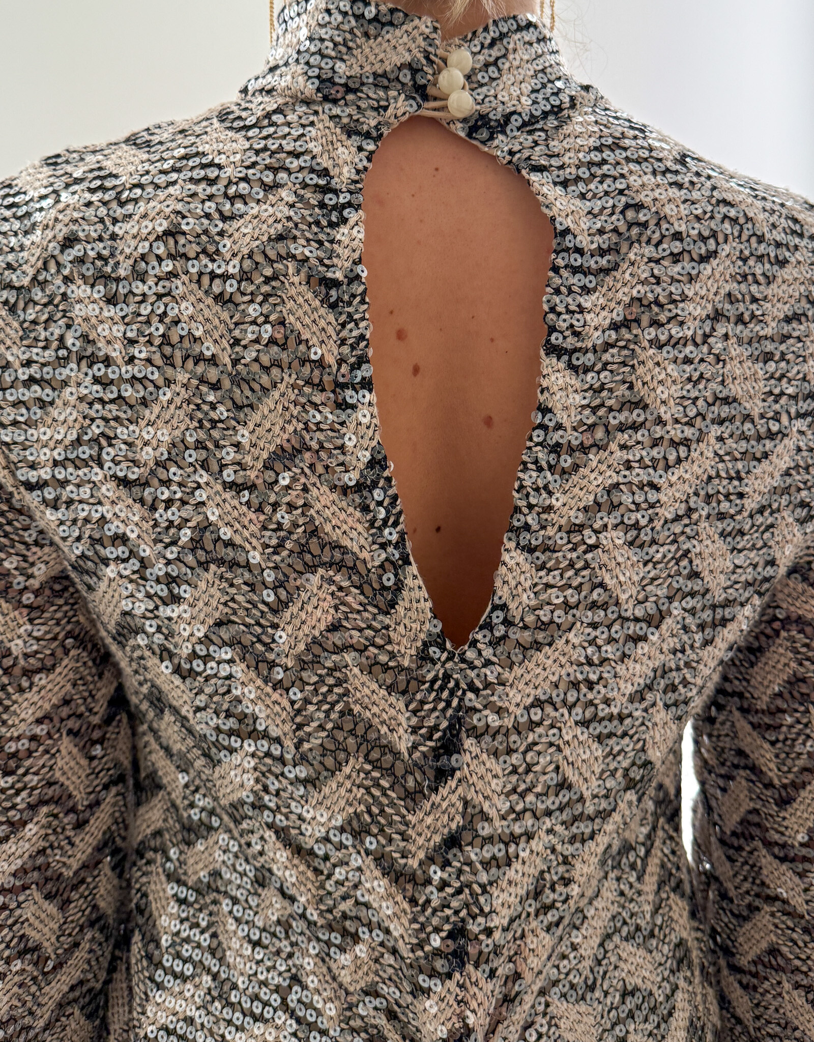 Orfeo - LMK Jurk 'Lark' - Noir/Ecru - Orfeo