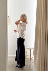 Rok 'Vicky' Heavy Sateen - Steel Grey  - Neo noir