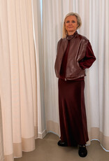 Rok 'Vicky' Heavy Sateen - Burgundy - Neo Noir