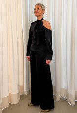 Blouse Heavy Sateen 'Shirli' - Black - Neo Noir