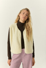 American Vintage Mouwloos Vestje 'Hoktown' - Ecru - American Vintage