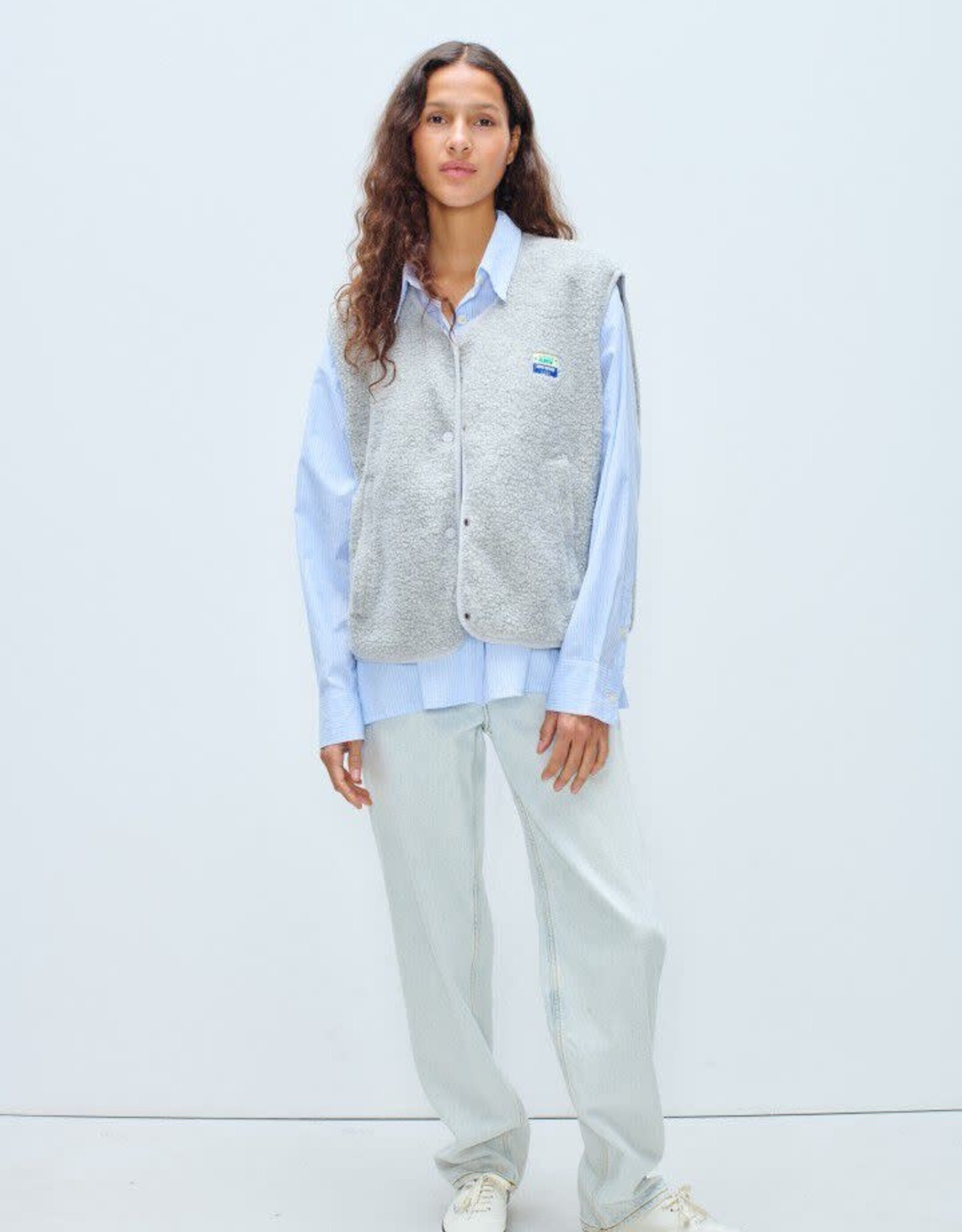 American Vintage Mouwloos Vestje 'Hoktown' - Polaire Chine  - Hok16B -  American Vintage