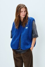 American Vintage Mouwloos Vestje 'Hoktown' - Indigo  - Hok16B -  American Vintage