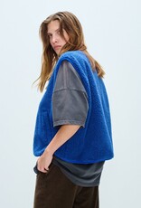 American Vintage Mouwloos Vestje 'Hoktown' - Indigo  - Hok16B -  American Vintage