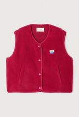 American Vintage Mouwloos Vestje 'Hoktown' - Magenta Chine  - Hok16B -  American Vintage