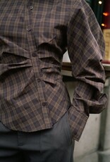 Blouse 'Neoella' - Dark Brown - Neo Noir