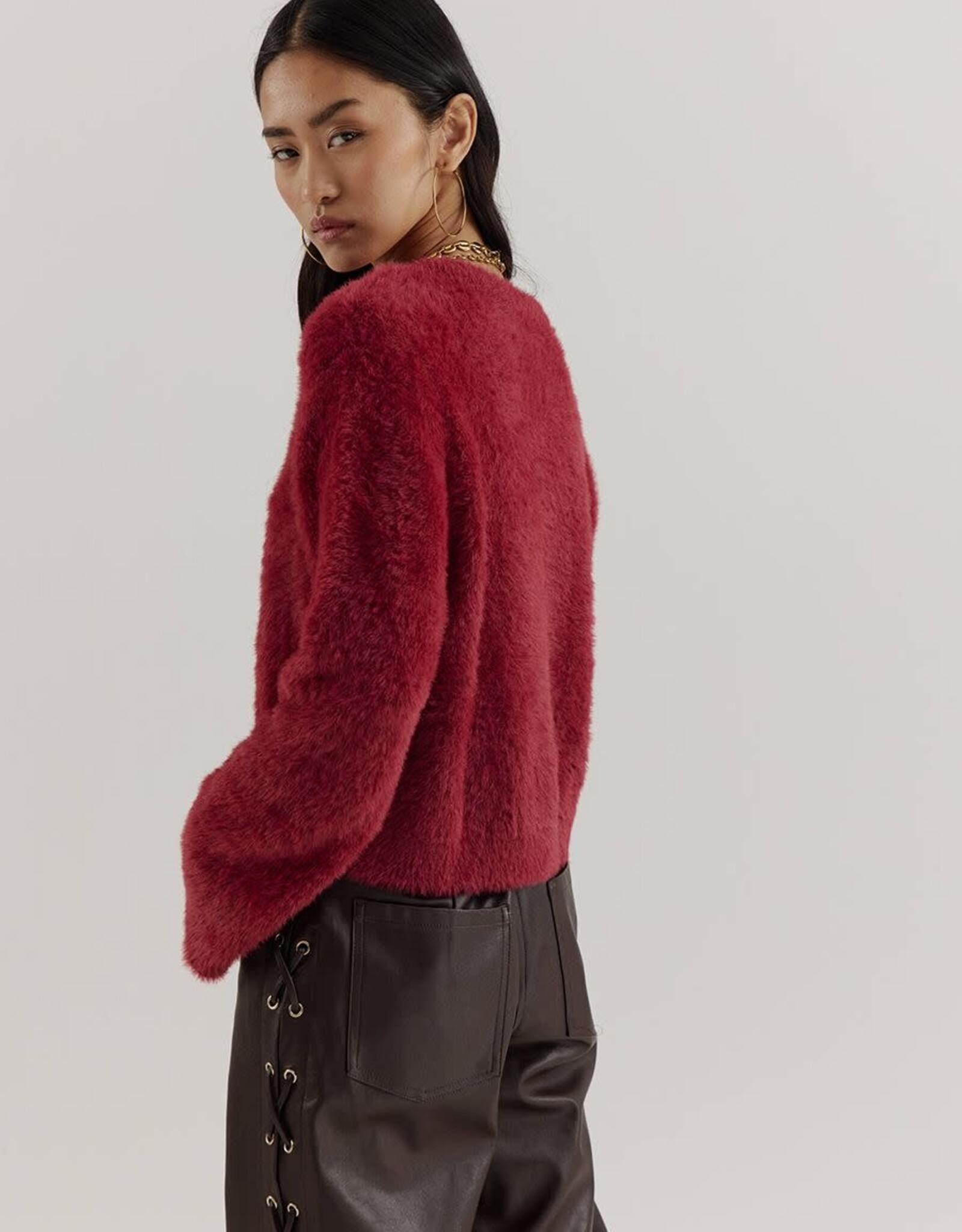 Harper&Yve Pull 'Nina' - Ruby Red - Harper&Yve