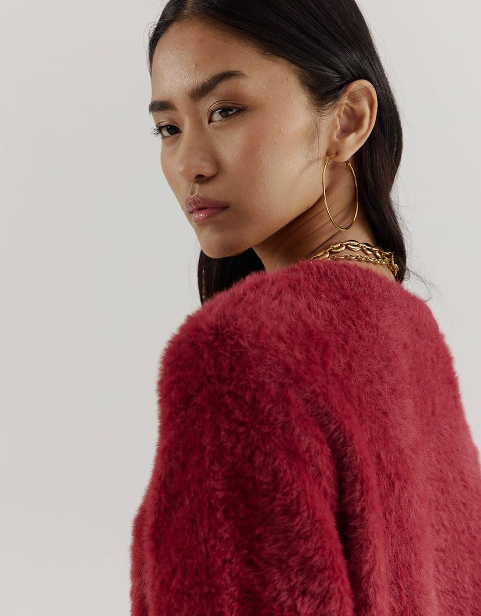 Harper&Yve Pull 'Nina' - Ruby Red - Harper&Yve