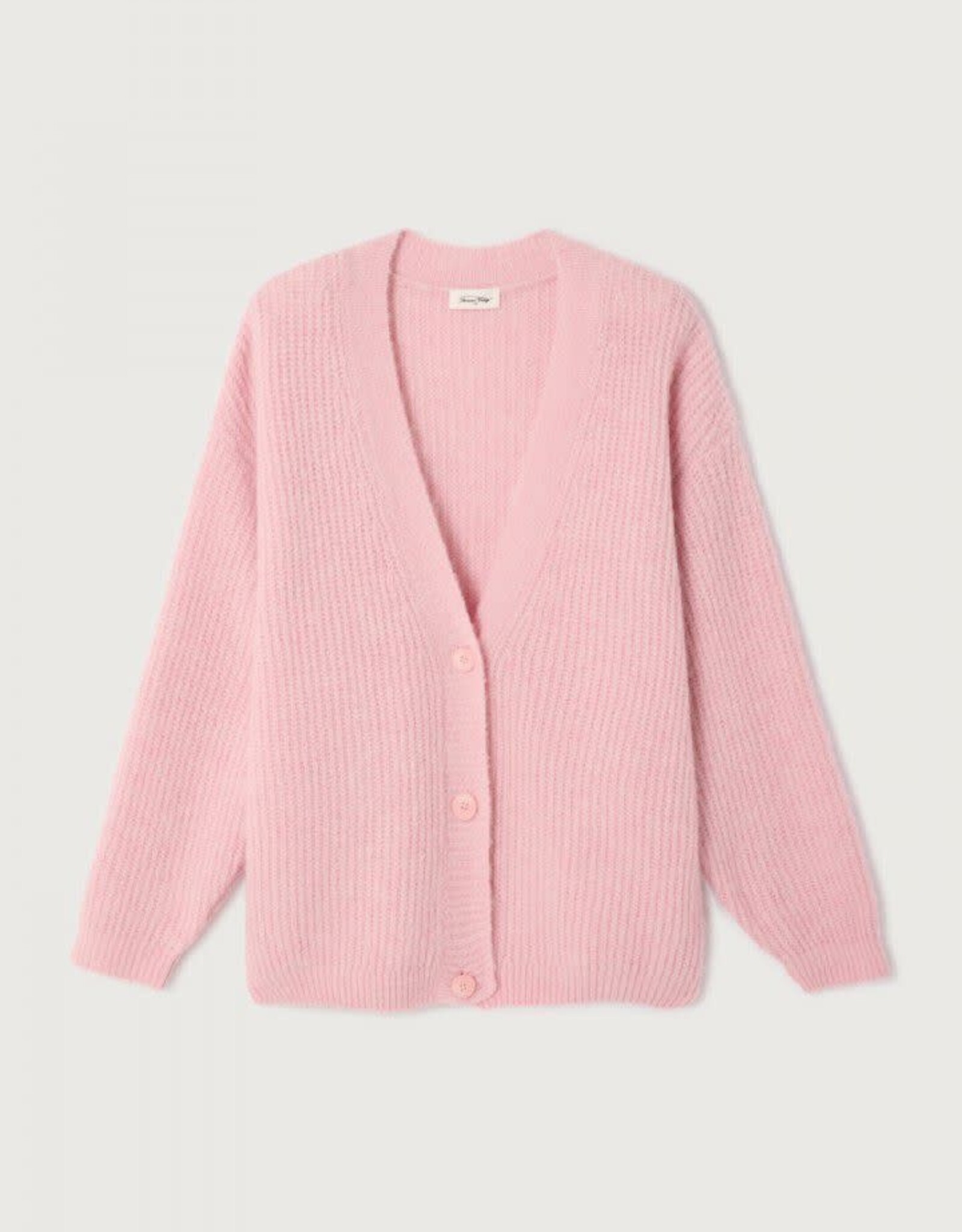 American Vintage Cardigan 'East' - Barbe A Papa Chine - East19P - American Vintage