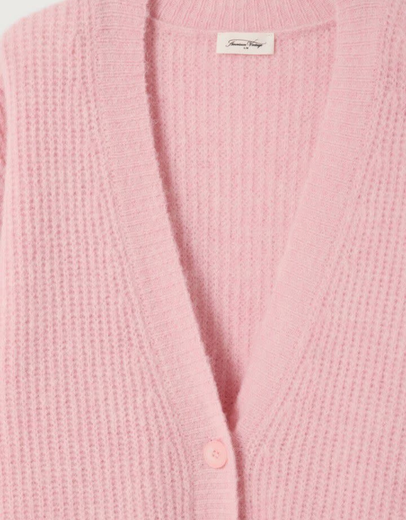 American Vintage Cardigan 'East' - Barbe A Papa Chine - East19P - American Vintage