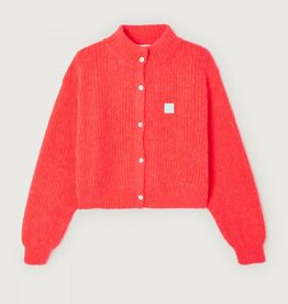 American Vintage Cardigan 'East' - Sunrise Fluo - East19N - American Vintage