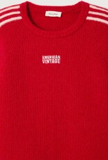 American Vintage Pull 'Vitow' - Carmin Chine - Vito18N - American Vintage