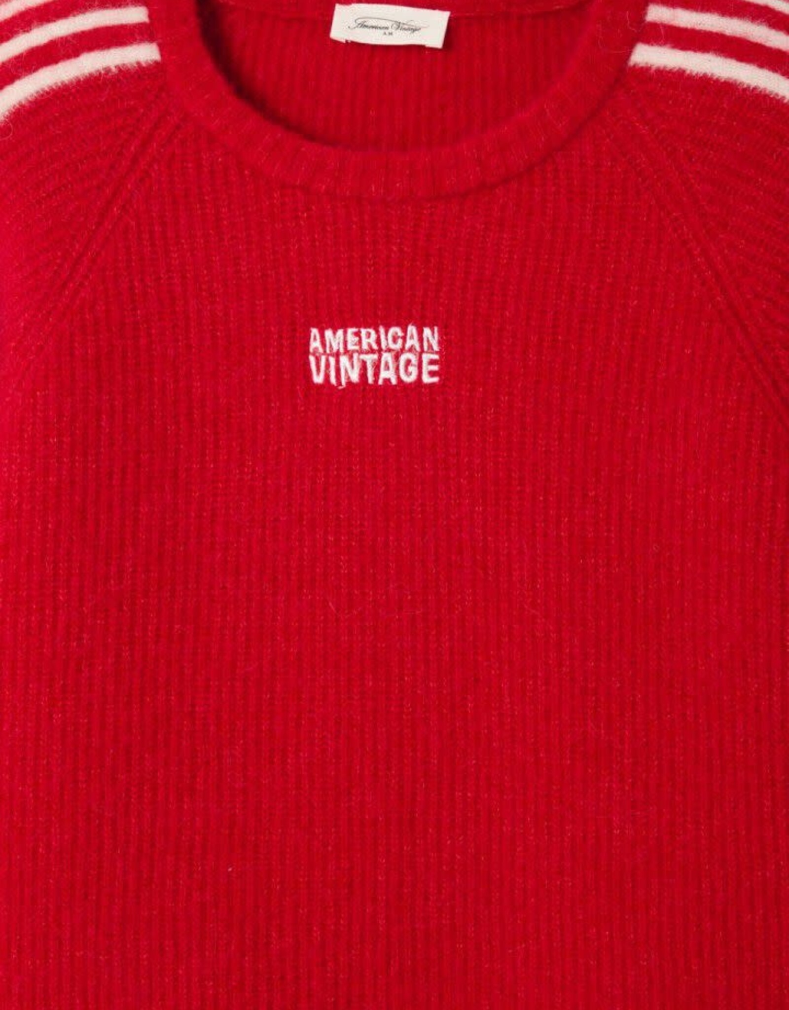 American Vintage Pull 'Vitow' - Carmin Chine - Vito18N - American Vintage