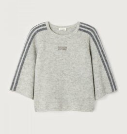 American Vintage Pull 'Vitow' - Gris Clair Chine - Vito18N - American Vintage