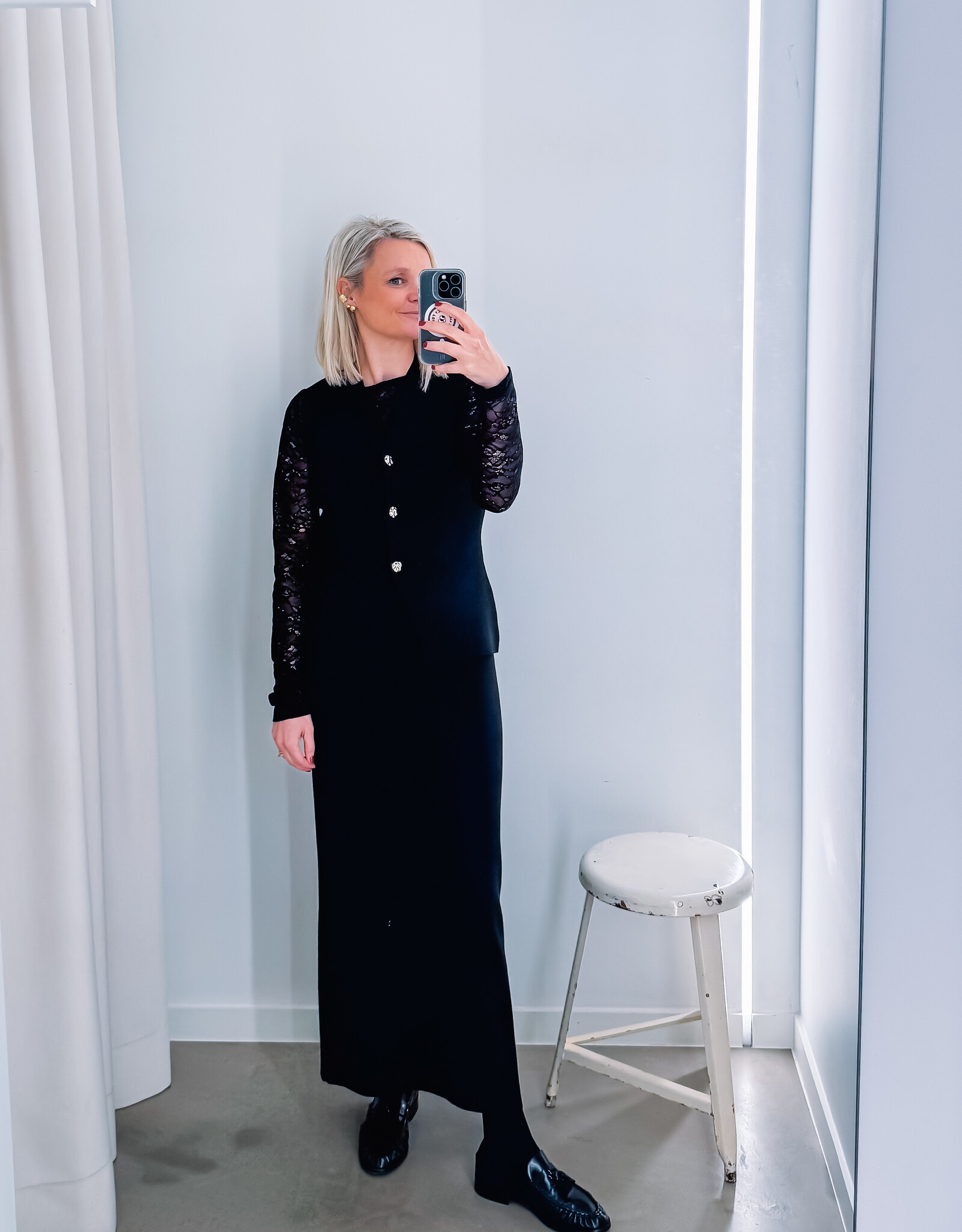 Rok Smooth Knit 'Hansa' - Black - Neo Noir