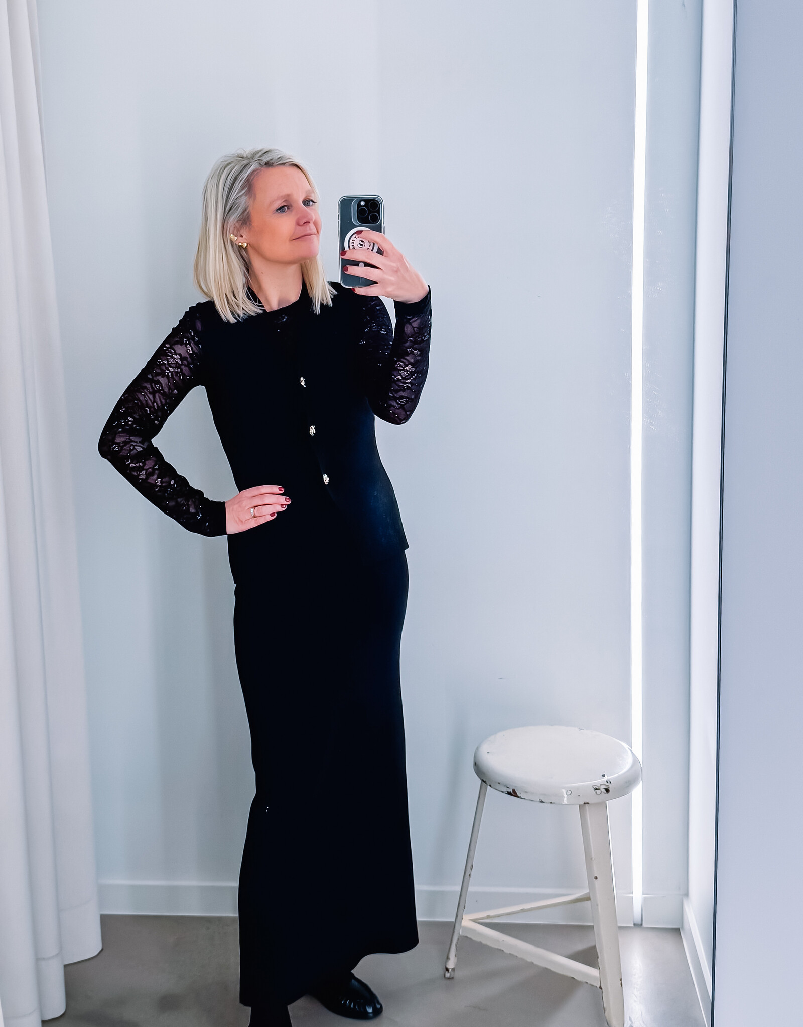 Waistcoat 'Sway' - Black - Neo Noir