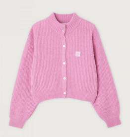 American Vintage Cardigan 'East' - Rose Bubble Chine - East19N - American Vintage