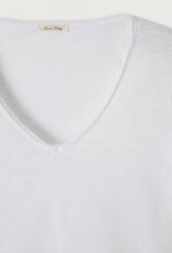 American Vintage T-Shirt V-Hals 'Sonoma' - White - Son02AG - American Vintage