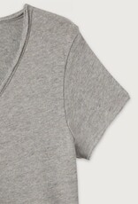 American Vintage T-Shirt V-Hals 'Sonoma' - Gris Chine - Son02AG - American Vintage