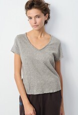 American Vintage T-Shirt V-Hals 'Sonoma' - Gris Chine - Son02AG - American Vintage