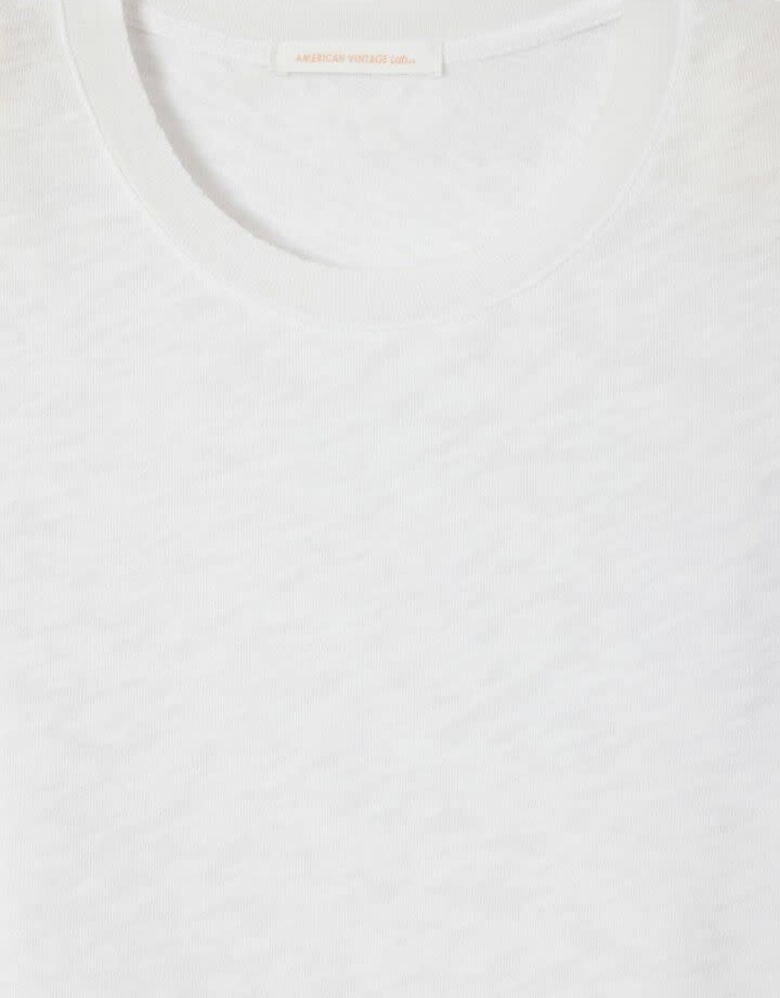 American Vintage T-Shirt Lange Mouw 'Sonoma' - White - Son02IG - American Vintage