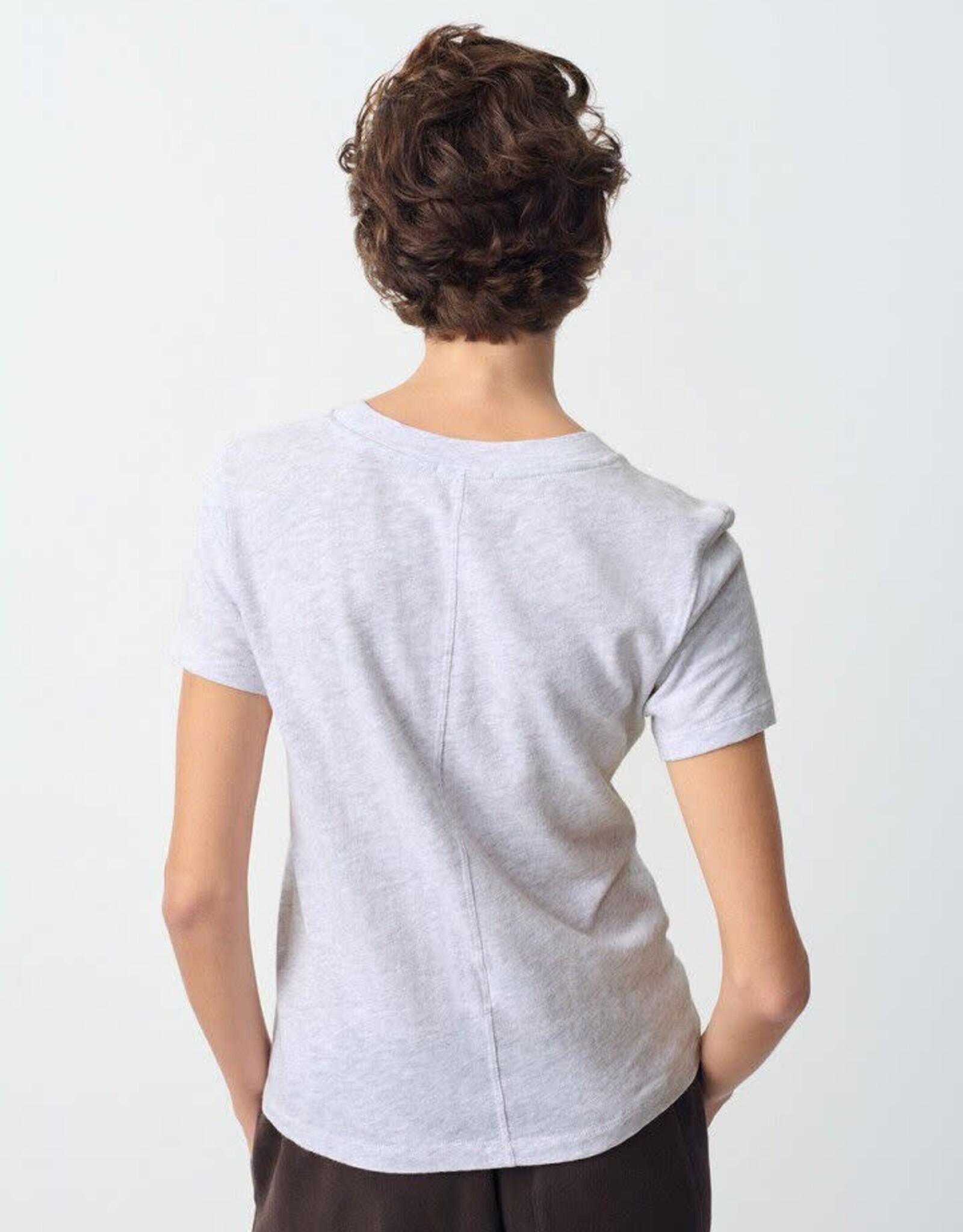 American Vintage T-shirt Korte Mouw 'Sonoma' -  Arctique Chine - Son28G - American Vintage