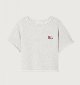 American Vintage Sweater Korte Mouw 'Atubay' - Arctique Chine - Atu02A -  American Vintage