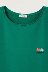 American Vintage Sweater Korte Mouw 'Atubay' - Menthe - Atu02A -  American Vintage